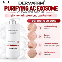 DERMAFIRM PURIFYING AC EXOSOME CLEANSER / SỮA RỬA MẶT CHO DA DẦU MỤN 1000ml