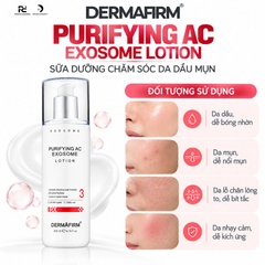 DERMAFIRM PURIFYING AC EXOSOME LOTION / SỮA DƯỠNG CHĂM SÓC DA DẦU MỤN