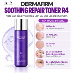 DERMAFIRM SOOTHING REPAIR TONER R4 / NƯỚC CÂN BẰNG PHỤC HỒI CHO DA TỔN THƯƠNG GIÃN MAO MẠCH