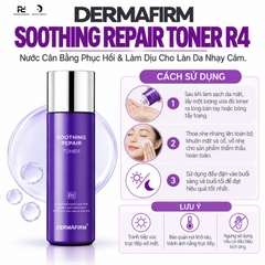 DERMAFIRM SOOTHING REPAIR TONER R4 / NƯỚC CÂN BẰNG PHỤC HỒI CHO DA TỔN THƯƠNG GIÃN MAO MẠCH