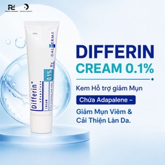 DIFFERIN CREAM 0.1%: Kem Đặc Trị Mụn Chứa Adapalene – Giảm Mụn Viêm & Cải Thiện Làn Da