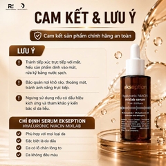 EKSEPTION HYALURONIC NIACIN MIXLAB SERUM / SERUM GIẢM THÂM MỤN, TRẮNG SÁNG DA