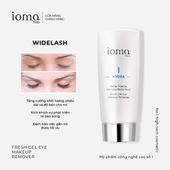 IOMA PARIS FRESH GEL EYE MAKEUP REMOVER / GEL TẨY TRANG MẮT VÀ DƯỠNG MI