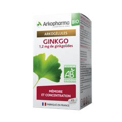ARKOPHARMA ARKOGÉLULES GINKGO BIO / VIÊN UỐNG BỔ NÃO