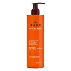 NUXE RÊVE DE MIEL FACE AND BODY ULTRA RICH CLEANSING GEL / GEL LÀM SẠCH DA MẶT & TOÀN THÂN