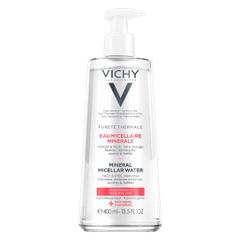 VICHY PURETE THERMALE MINERAL MICELLAR WATER SENSITIVE SKIN / NƯỚC TẨY TRANG GIÀU KHOÁNG CHẤT CHO DA NHẠY CẢM GIÚP LÀM SẠCH SÂU VÀ DỊU DA ( 400ML)