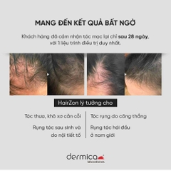 DERMICA HairZon – Tinh Chất Dưỡng Tóc Giải Pháp Hỗ Trợ Giảm Rụng Tóc, Kích Thích Tóc Trông Dày Và Bồng Bềnh Hơn
