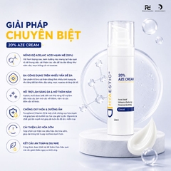 HYAESTIC 20% AZE CREAM: Kem Dưỡng Chứa Azelaic Acid 20%, Hỗ Trợ Cải Thiện Da Mụn, Rosacea & Sắc Tố