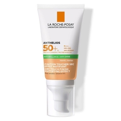 LA ROCHE POSAY ANTHELIOS DRY TOUCH TINTED / KEM CHỐNG NẮNG GIÚP KIỂM SOÁT BÓNG NHỜN, GIÚP LÀM ĐỀU MÀU DA & BẢO VỆ DA TRƯỚC TÁC HẠI CỦA TIA UVB-UVA DÀNH CHO DA NHẠY CẢM