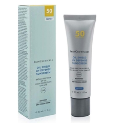 SKINCEUTICALS OIL SHIELD UV DEFENSE SUNSCREEN SPF 50: Chống Nắng Phổ Rộng, Kiểm Soát Dầu Hiệu Quả Cho Da Dầu Mụn