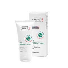 Ziaja Med Anti- Imperfections Acne Balance Cream 50ml  – Kem Dưỡng Cân Bằng, Ngừa Mụn & Kiềm Dầu Chuyên Sâu