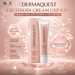 DermaQuest Tretinoin Cream USP 0.1% – Giải Pháp Vàng Điều Trị Mụn Và Trẻ Hóa Da Toàn Diện