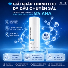 NEOSTRATA CLARIFY Oily Skin Solution 8% AHA – Dung Dịch Tinh Chỉnh Bề Mặt Da, Khử Dầu Thừa Và Giúp Thu Nhỏ Lỗ Chân Lông