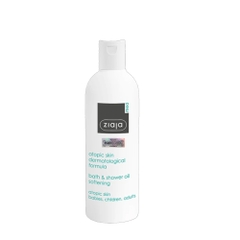 Ziaja Med Atopic Skin Dermatological Formula Bath & Shower Oil Softening 270ml – Dầu Tắm Phục Hồi & Làm Mềm Da Viêm Cơ Địa