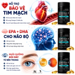 Viên Uống Dầu Cá Sports Research Triple Strength Omega 3 Fish Oil 1250mg (150 Viên)