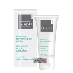 Ziaja Med Atopic Skin Dermatological Formula Face Cream Soothing Moisturising 50ml – Kem Dưỡng Làm Dịu & Phục Hồi Da Viêm Cơ Địa 5% Urê