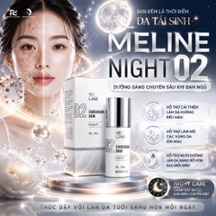 MELINE Caucasian Skin Night 02 – Kem Đêm Hỗ Trợ Làm Mờ Đốm Sắc Tố & Dưỡng Sáng Đều Màu Da