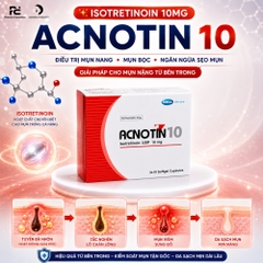 ACNOTIN 10 / THUỐC ĐIỀU TRỊ MỤN TRỨNG CÁ NẶNG 
