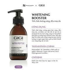 GIGI NUTRI PEPTIDE WHITENING BOOSTER / TINH CHẤT DƯỠNG SÁNG, ĐỀU MÀU DA, CẢI THIỆN VẤN ĐỀ SẮC TỐ, PHÙ HỢP NGAY CẢ LÀN DA NHẠY CẢM 