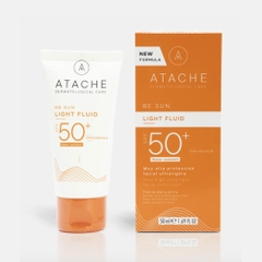 Atache Be Sun Light Fluid SPF 50+: Sữa Dưỡng Chống Nắng Đa Tác Động & Bảo Vệ Da Toàn Diện