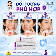 Peroclin Gel (Clindamycin-Benzoyl Peroxide Gel 5%): Giải Pháp Hỗ Trợ Điều Trị  Mụn Trứng Cá Vừa Đến Nặng Với Clindamycin & Benzoyl Peroxide