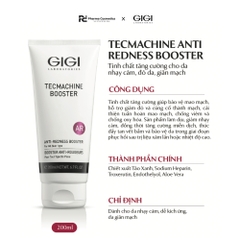 GIGI TECMACHINE TM ANTI REDNESS BOOSTER - Tinh Chất Giảm Đỏ, Làm Dịu Da Nhạy Cảm Cấp Tốc
