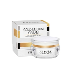 KB PURE GOLD MEDIUM CREAM: Kem Dưỡng Ẩm Chuyên Biệt Chống Lão Hóa Cho Da Dầu & Hỗn Hợp