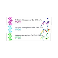 MYTRET TRETINOIN MICROSPHERE GEL: Hoạt Chất Vàng Đặc Trị Mụn & Chống Lão Hóa - Công Nghệ Vi Cầu Giảm Kích Ứng