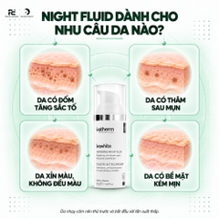 IVAWHITE WHITENING NIGHT FLUID: Sữa Dưỡng Ban Đêm - Giảm Sạm, Nám & Tăng Sắc Tố