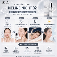 MELINE Caucasian Skin Night 02 – Kem Đêm Hỗ Trợ Làm Mờ Đốm Sắc Tố & Dưỡng Sáng Đều Màu Da