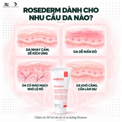 IVATHERM ROSEDERM CREAM: Kem Dưỡng Làm Dịu & Giảm Mẩn Đỏ Cho Da Nhạy Cảm