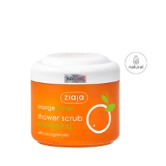 Ziaja Orange Butter Shower Scrub Energising with Microgranules 200ml – Tẩy Tế Bào Chết Sáp Cam Energising Làm Mịn & Sáng Da