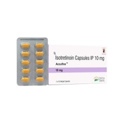 Accufine 10mg – Thuốc kê đơn chứa Isotretinoin hỗ trợ điều trị mụn trứng cá nặng