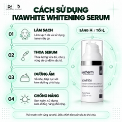 IVAWHITE WHITENING SERUM: Tinh Chất Đặc Trị Nám - Làm Sáng Da & Ngăn Ngừa Tái Phát