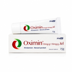 Oximin Jel (25g) – Gel Bôi Hỗ Trợ Giảm Mụn Trứng Cá, Kháng Viêm Và Kiểm Soát Bã Nhờn