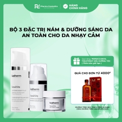 IVAWHITE WHITENING SYSTEM: Bộ 3 Đặc Trị Nám & Dưỡng Sáng Da Chuyên Sâu, An Toàn Cho Da Nhạy Cảm