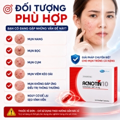 ACNOTIN 10 / THUỐC ĐIỀU TRỊ MỤN TRỨNG CÁ NẶNG 