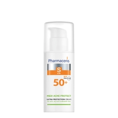 Pharmaceris S Medi Acne Protect SPF 50+: Kem Chống Nắng Kiềm Dầu, Kháng Khuẩn & Ngừa Mụn Chuyên Sâu