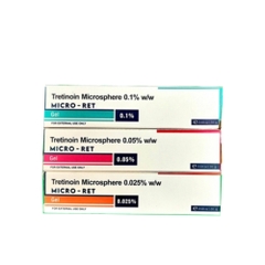 TRETINOIN MICROSPHERE MICRO RET GEL: Giải Pháp Vàng Trị Mụn & Trẻ Hóa Da Công Nghệ Vi Cầu