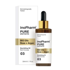 INOPHARM BIO OILS: ROSE + ARGAN - Tinh Dầu Dưỡng Sáng & Chống Lão Hóa, Cho Làn Da Khỏe Mạnh