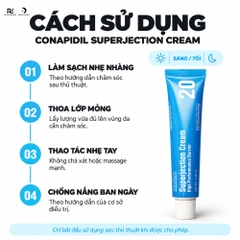 Conapidil Superjection Cream 20g – Kem dưỡng hỗ trợ phục hồi và hạn chế thâm sau liệu trình