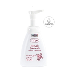 Ziaja Intimate Foam Wash Cranberry Fruit Protective Deo Active 250ml – Bọt Vệ Sinh Thảo Dược Nam Việt Quất Siêu Dịu Nhẹ