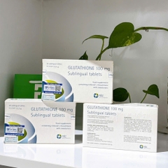 GLUTATHIONE 100MG SUBLINGUAL TABLETS / VIÊN NGẬM CHỐNG OXY HÓA, TRẺ HÓA, TRẮNG DA