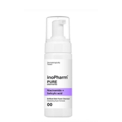 INOPHARM BRILLIANT SKIN FOAM CLEANSER: Bọt Rửa Mặt Sạch Sâu, Ngừa Mụn & Dưỡng Sáng Da