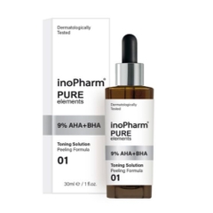 INOPHARM 9% AHA + BHA PEELING FORMULA: Peel Da Giảm Mụn & Mờ Thâm, Tái Tạo Làn Da Sáng Khỏe