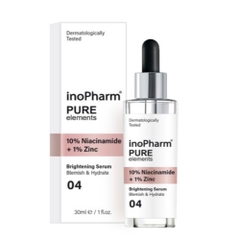 INOPHARM 10% NIACINAMIDE + 1% ZINC: Tinh Chất Dưỡng Ẩm, Giảm Mụn & Sáng Da Toàn Diện