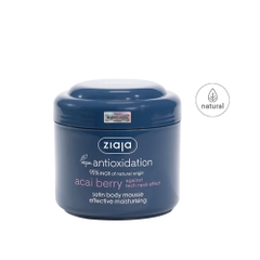 Ziaja Acai Berry Satin Body Mousse Effective Moisturising 200ml  – Mousse Dưỡng Thể Chống Oxy Hóa & Dưỡng Ẩm Chuyên Sâu