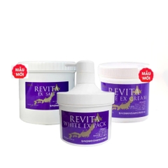 BỘ 3 DƯỠNG TRẮNG DA BODY CHUYÊN SÂU, TRẮNG MỊN TOÀN THÂN / TẨY DA CHẾT BALINESE SALT – Ủ KÍCH TRẮNG REVITA WHITE – KEM DƯỠNG TRẮNG WHITE CREAM 
