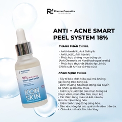 ICON SKIN ANTI-ACNE SMART PEEL SYSTEM: Bộ Đôi Trị Mụn & Tái Tạo Da Chuyên Sâu, Không Bong Tróc