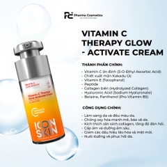 ICON SKIN GLOW THERAPY: Bộ Đôi Vitamin C Tái Sinh - Dưỡng Sáng Đa Chiều, Chống Lão Hóa Toàn Diện